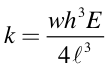 beamstiffness